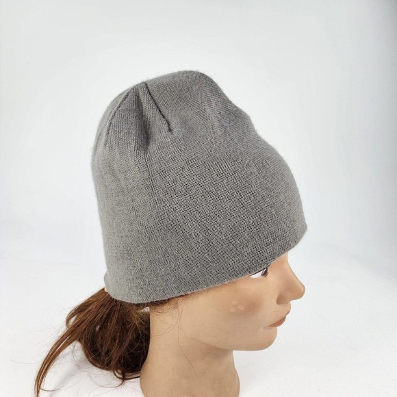 Burton Beanie Hat OS Knit Snowboarding Skiing Logo Black & Gray Snow hat - Picture 2 of 9